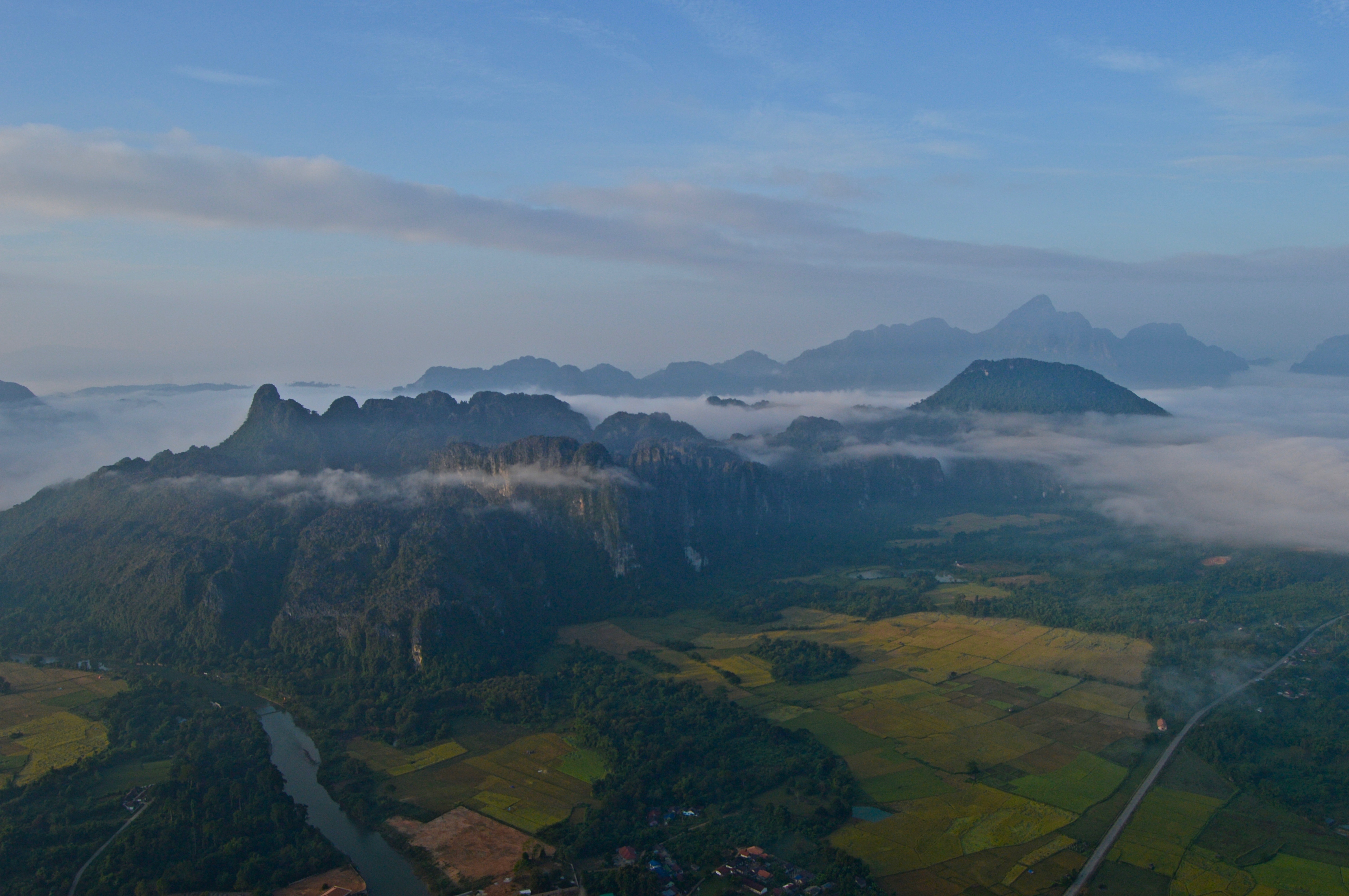 Soaring Over Vang Vieng: A Photo Gallery